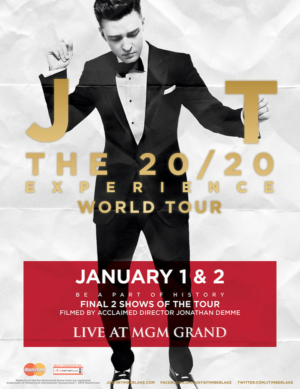 Justin Timberlake 20-20 Experience MGM Grande